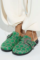 AZALEA WANG INFORMER GREEN SNAKE CLOG