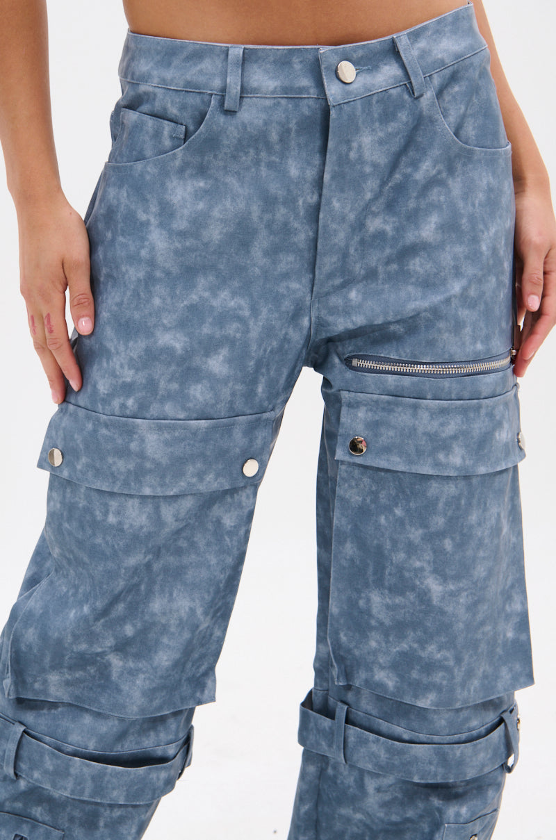 ALL AROUND THE CITY PU TROUSER