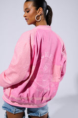 CHICAGO MADE EMBROIDERED BOMBER