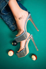 AZALEA WANG ISAURA DENIM PLATFORM RHINESTONE SANDAL