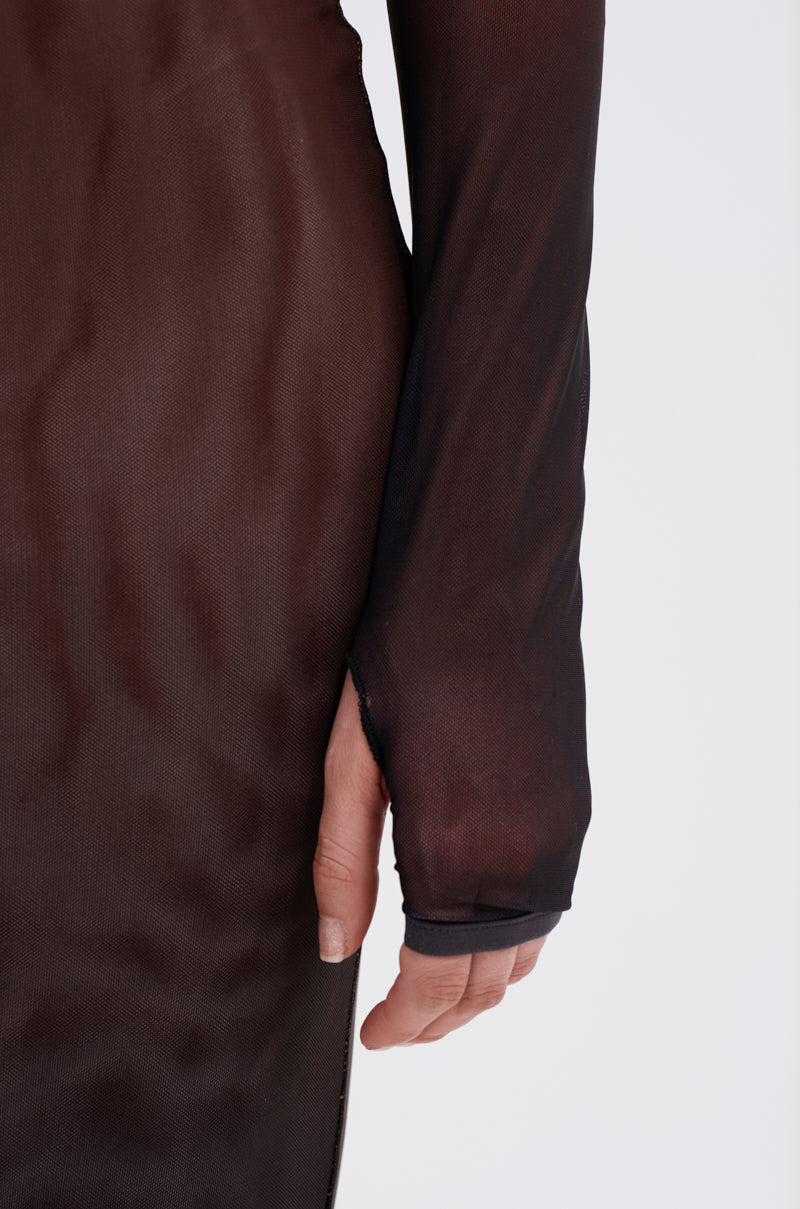 FIFTY SHADES OMBRE MIDI DRESS