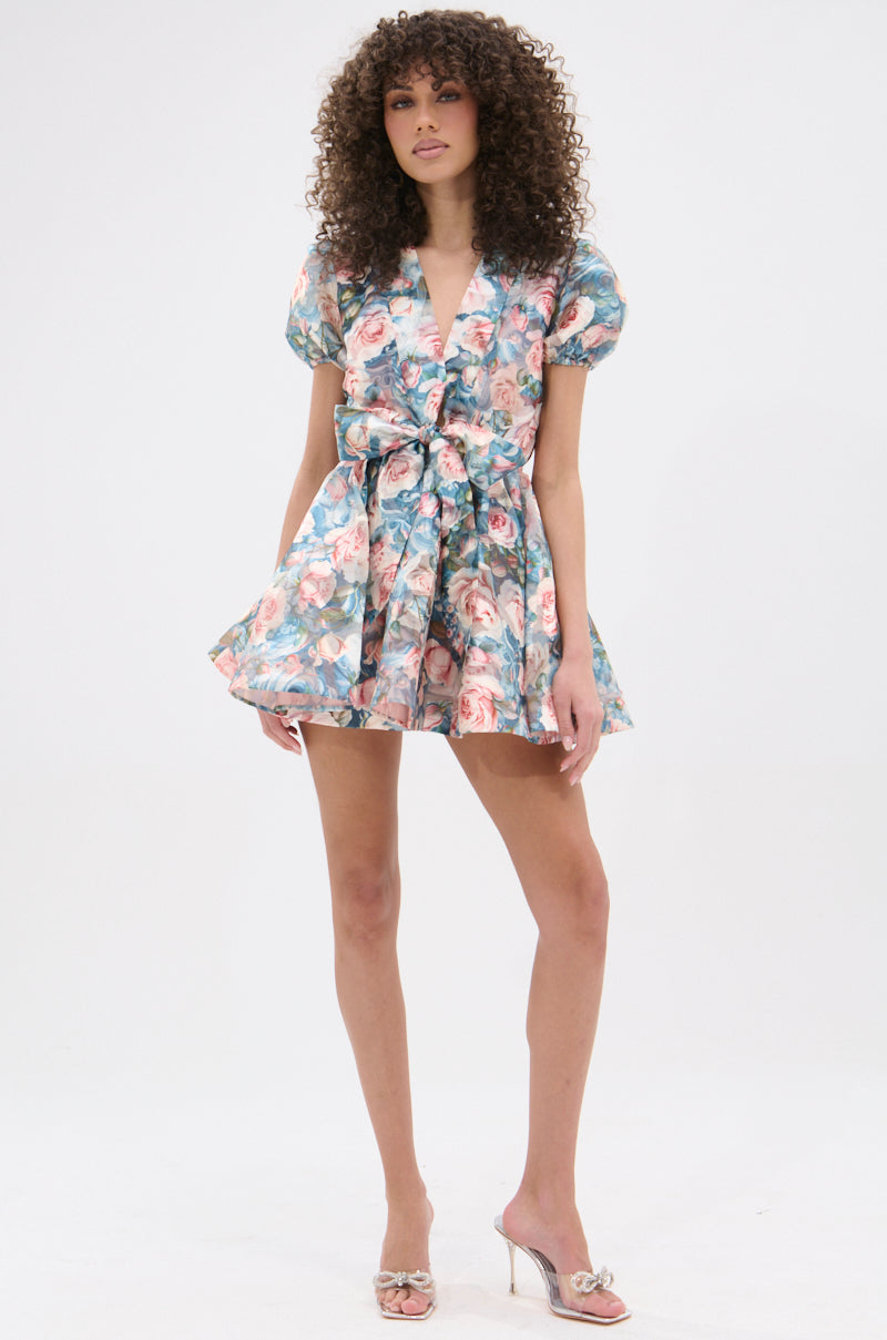 FLORALS IN SPRING? MINI DRESS