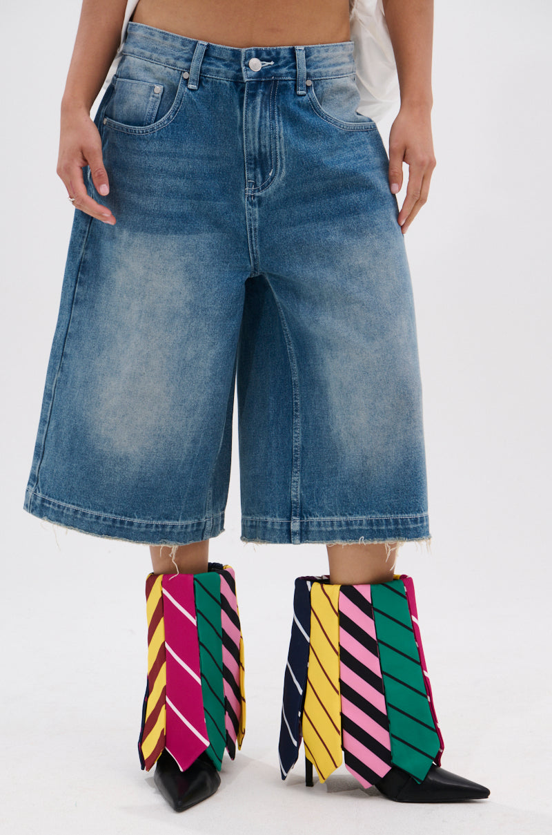 AZALEA WANG JAUNE BLACK TIE BOOTIE