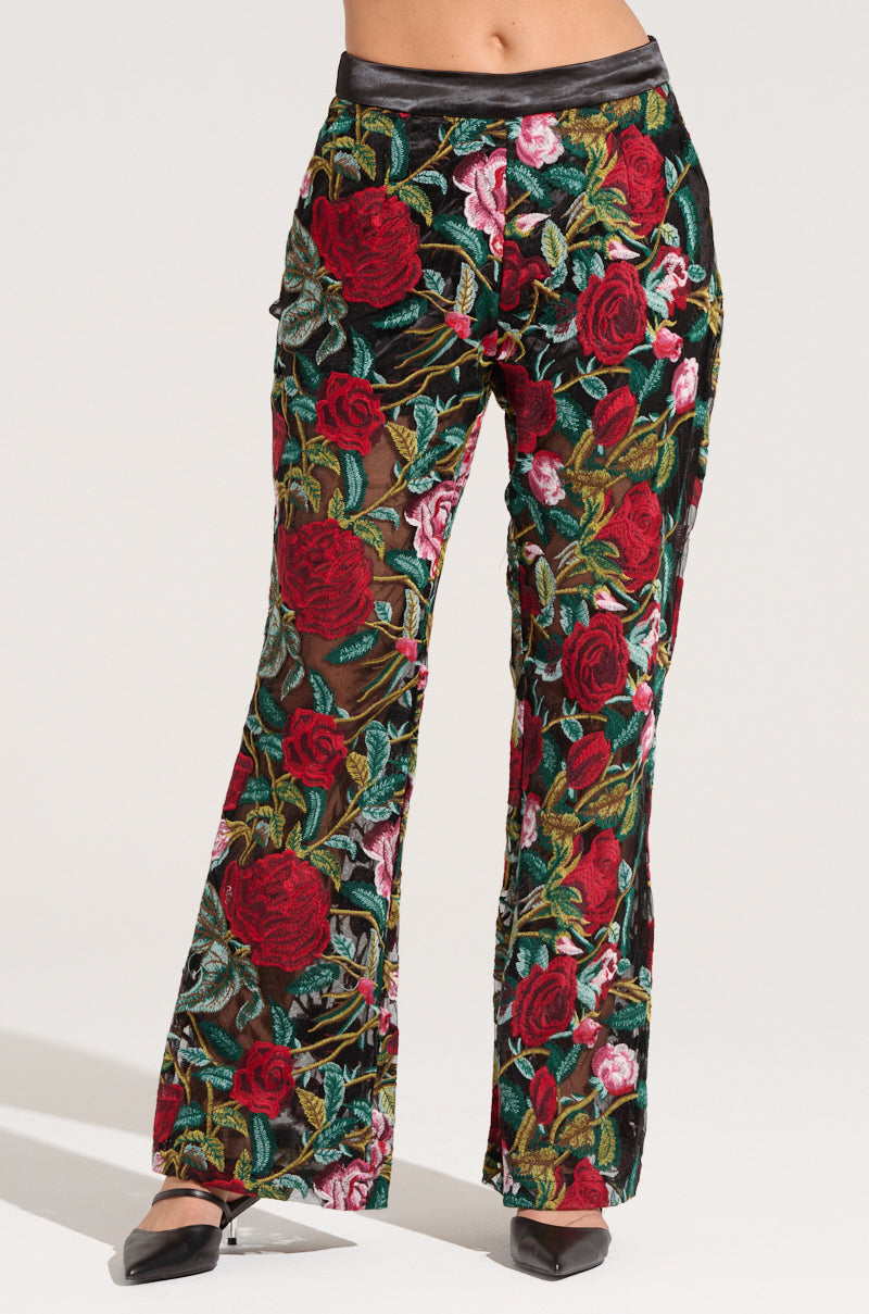 EDEN LACE FLARE PANT