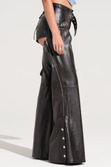 RODEO FAUX LEATHER CHAPS