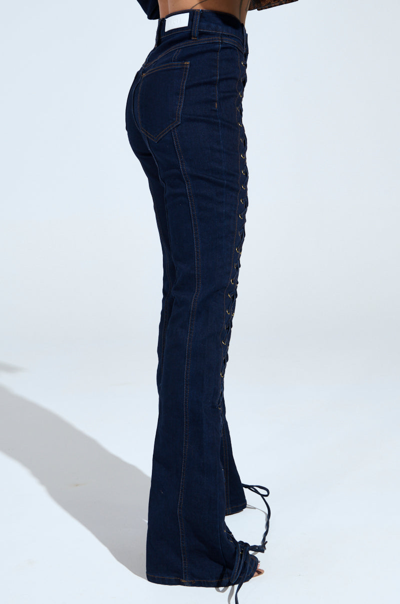 THATS ON ME FLARE DENIM PANT