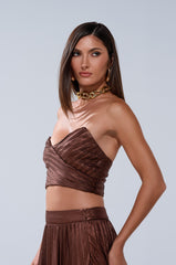 FARAH SLINKY CORSET TOP