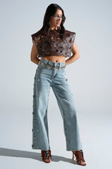WESTERN BABY DENIM PANTS
