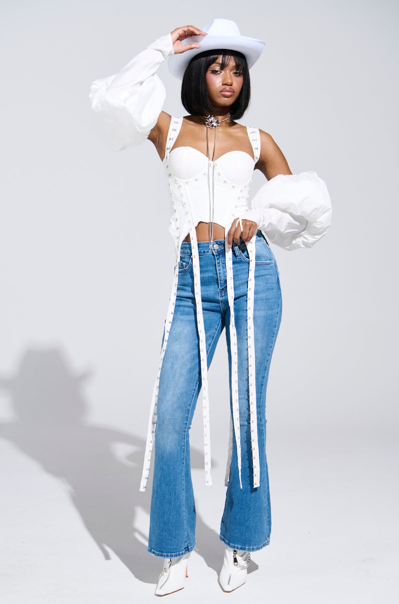 RIP YOU OFF BOOTCUT JEANS