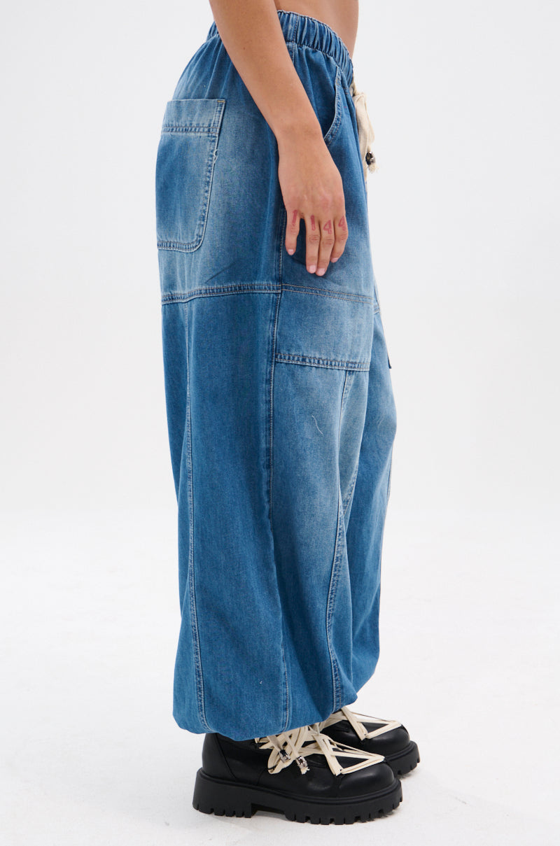 DONT MESS WITH ME DENIM JOGGER