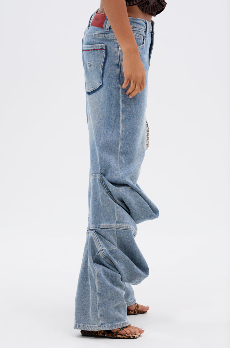 LAY LOW STACKED JEANS