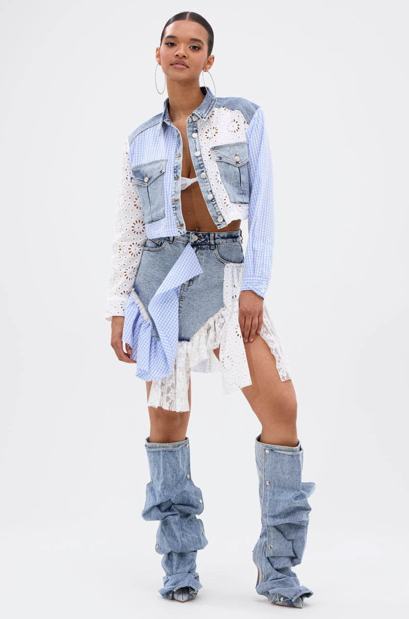 LET'S HAVE FUN MINI SKIRT