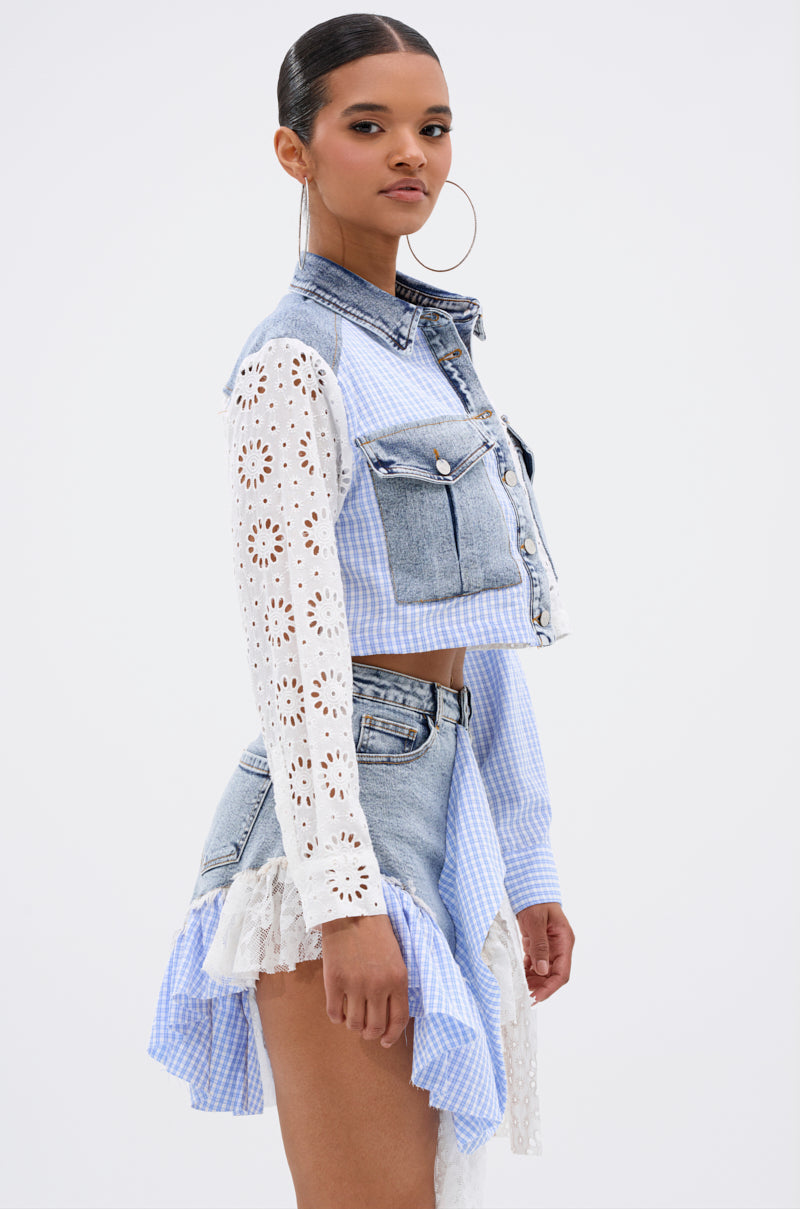 LET'S HAVE FUN BUTTON DOWN TOP