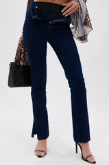 THE BEST CORSET WAISTED FLARE DENIM