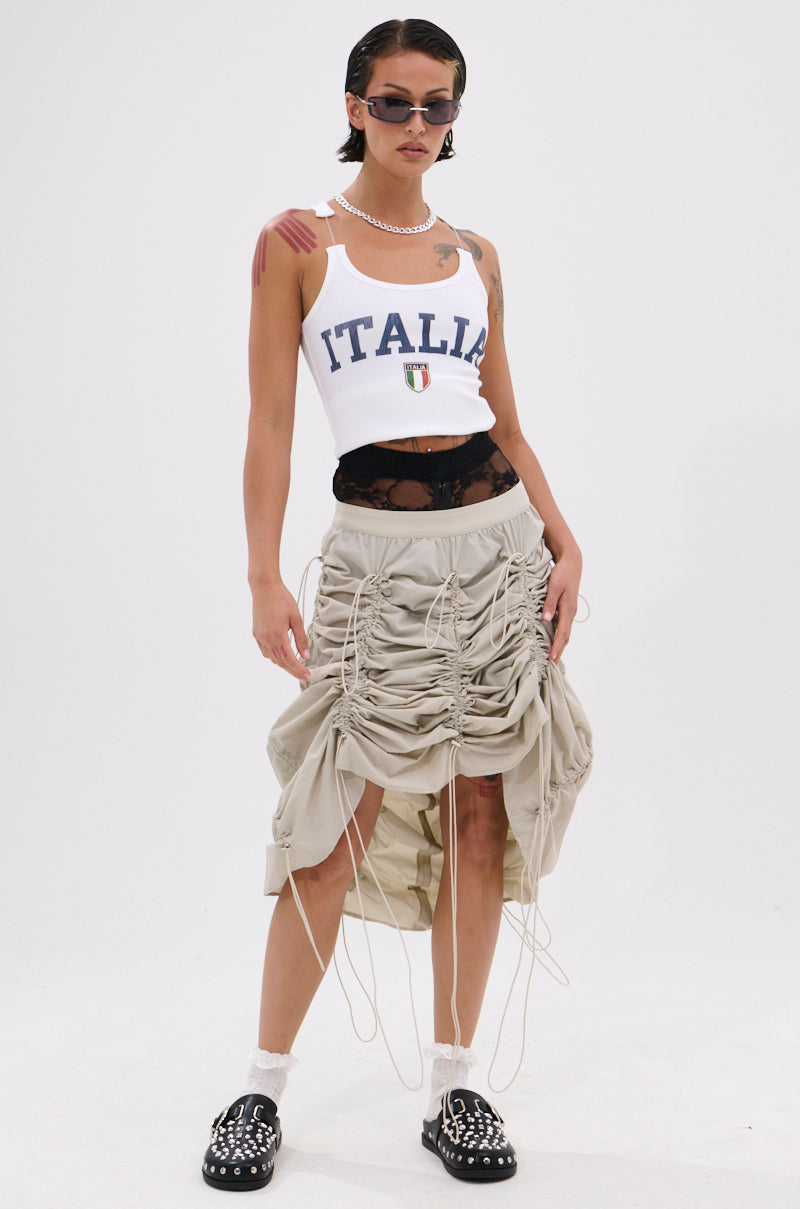 BELLA PARACHUTE MAXI SKIRT