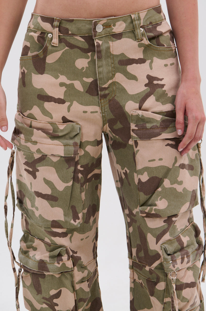 TAKE ME DOWN CAMO CARGO PANT