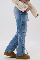 IRIS CARGO DENIM PANT