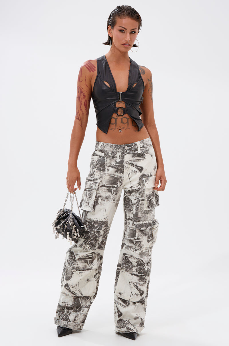 ASH OMBRE CARGO DENIM