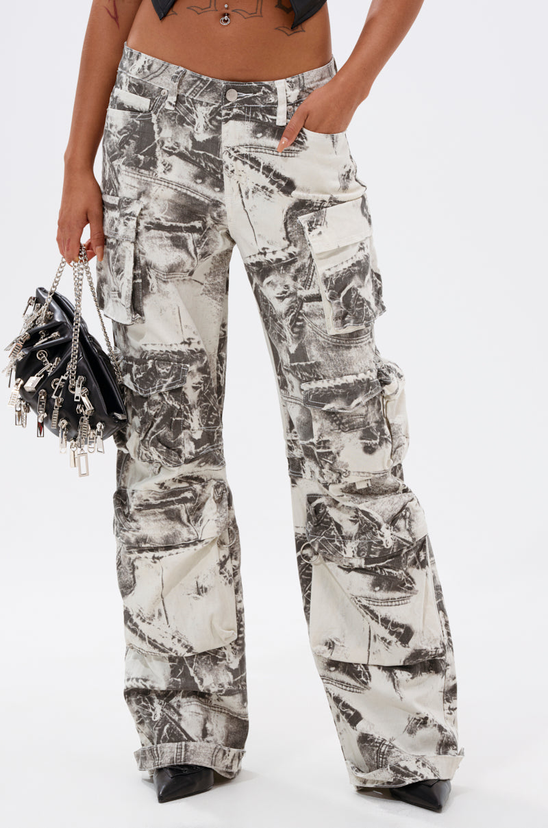 ASH OMBRE CARGO DENIM