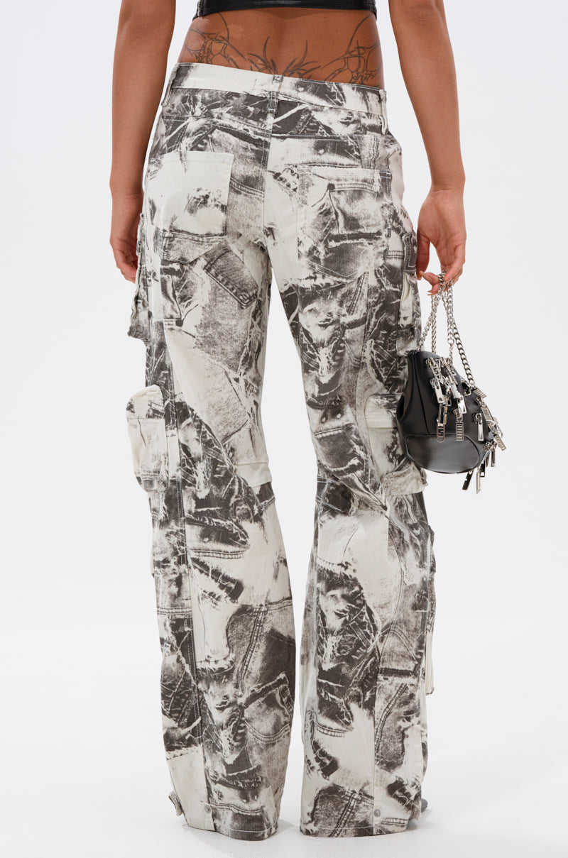 ASH OMBRE CARGO DENIM