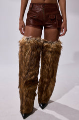 NICOLETTE FAUX LEATHER SHORT