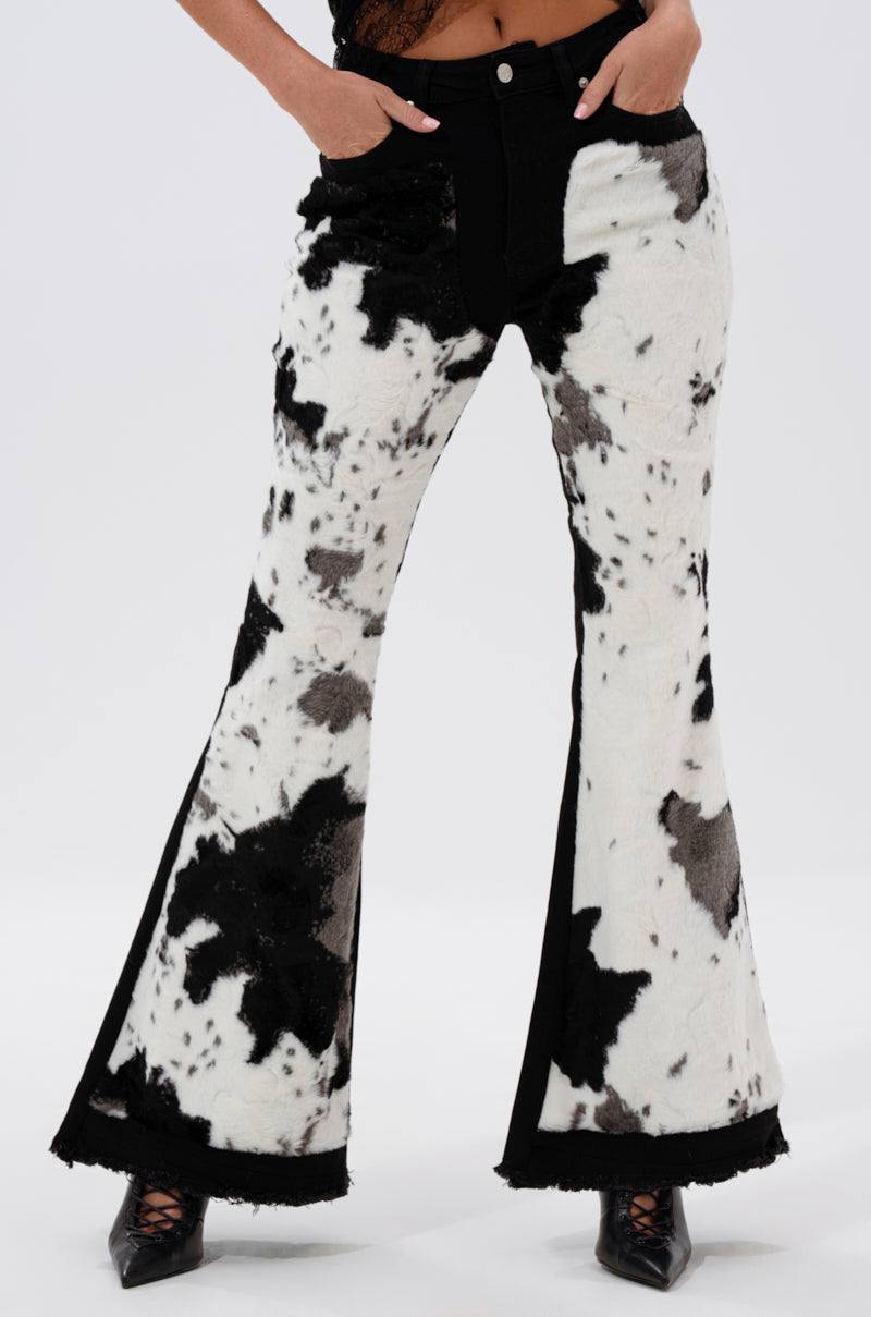 LETS GO TO THE RODEO BABY COW DENIM