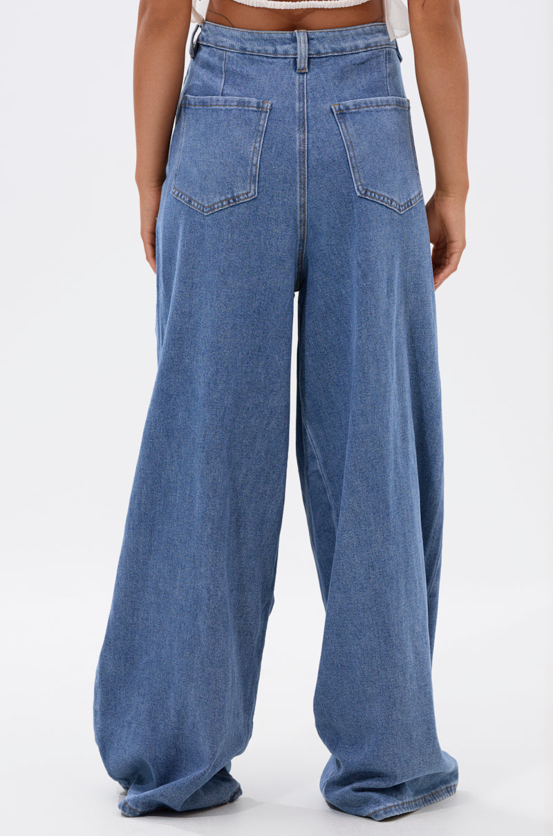 TOO MUCH FOR YOU WIDE LEG DENIM