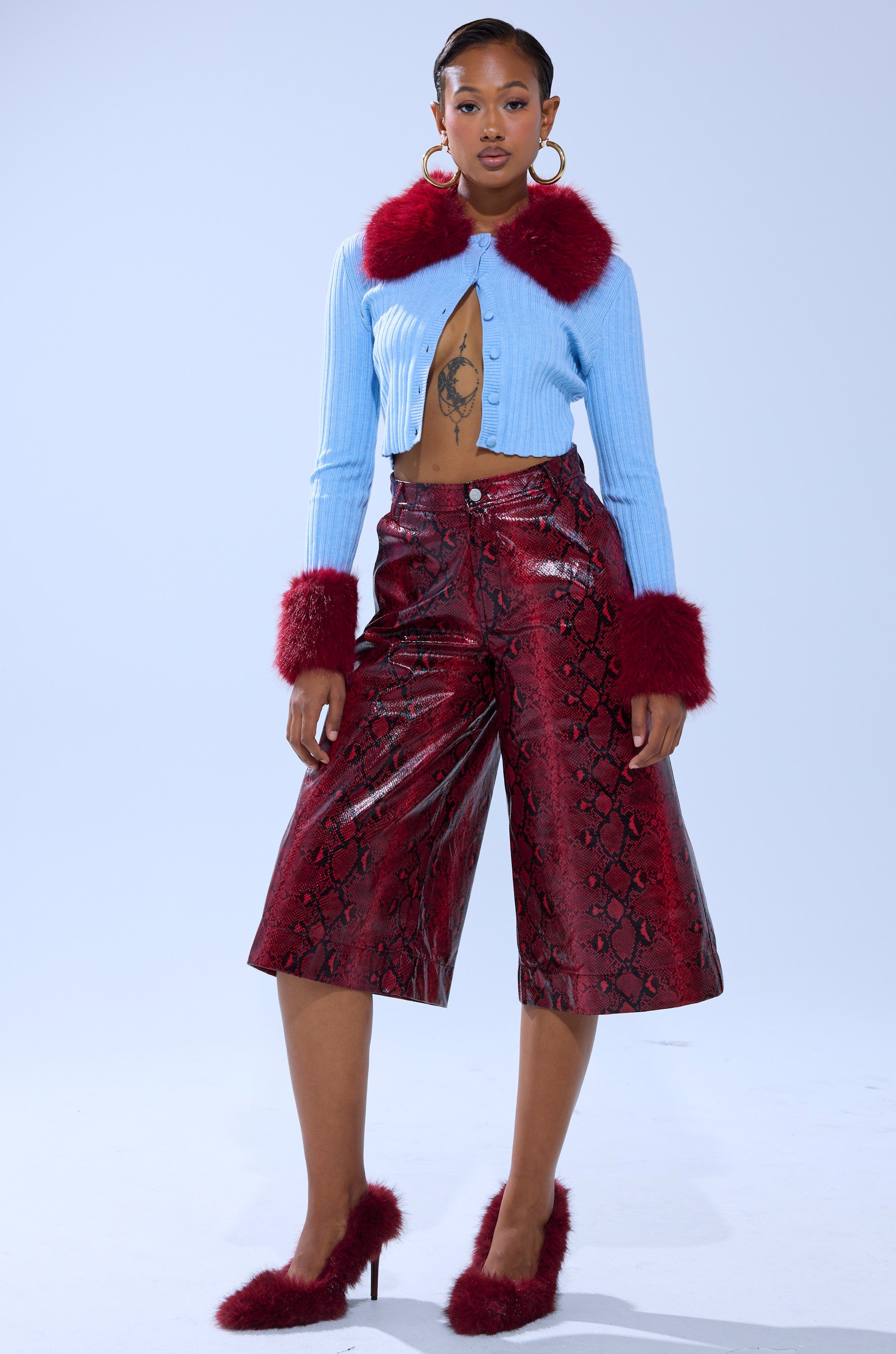 EXTRA IS MY MIDDLE NAME SNAKE BERMUDA SHORT