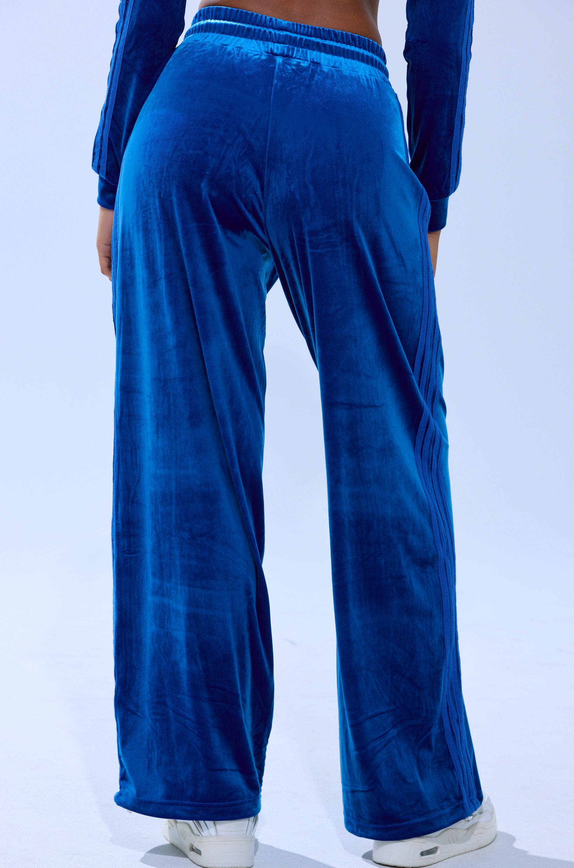 ELECTRIC BLUES WIDE LEG JOGGER