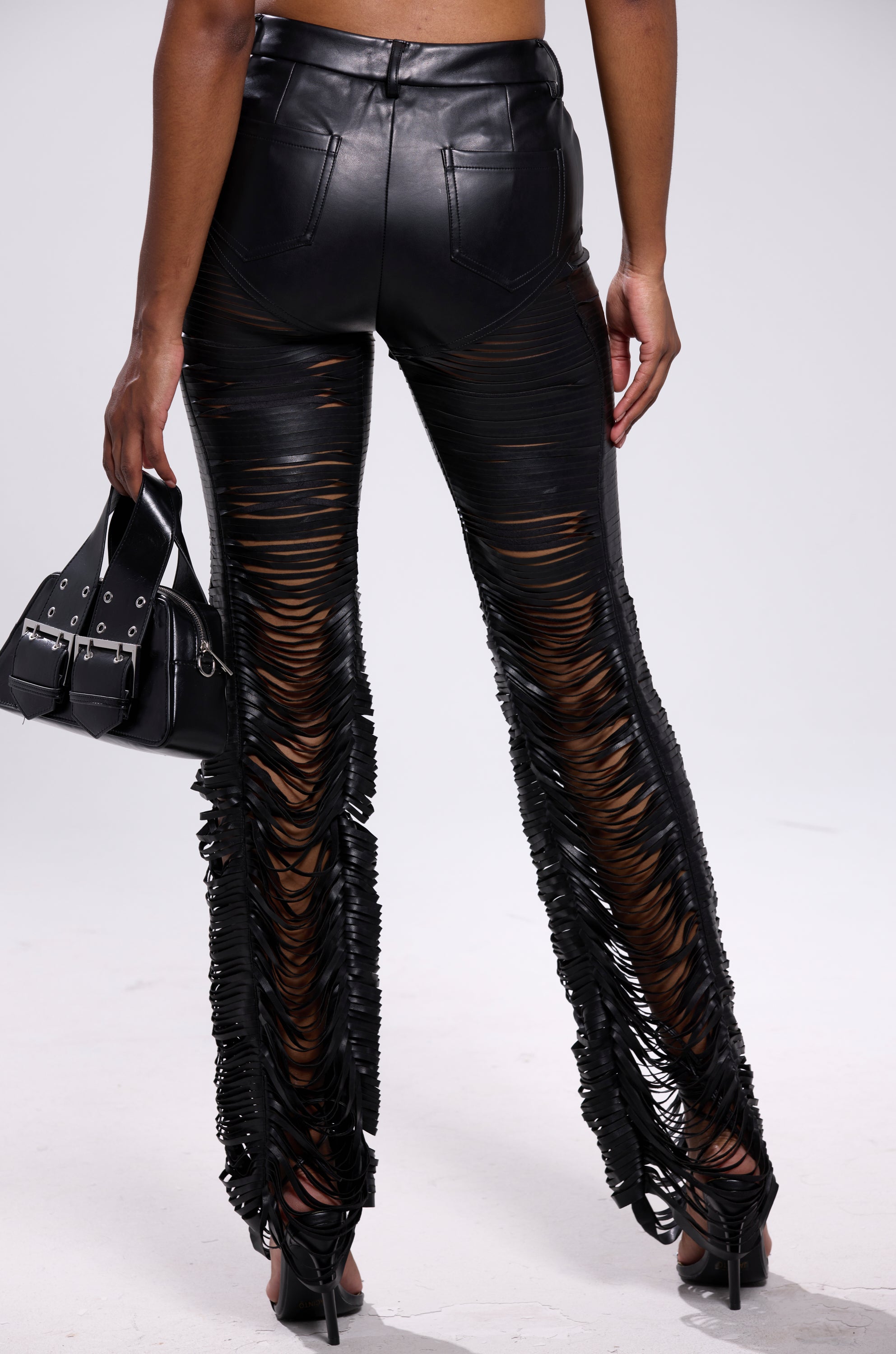 SAME OL' MISTAKES DISTRESSED LEATHER PANT