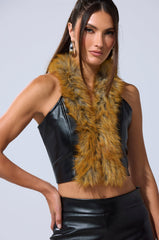 DONT TOUCH FUR BRALETTE