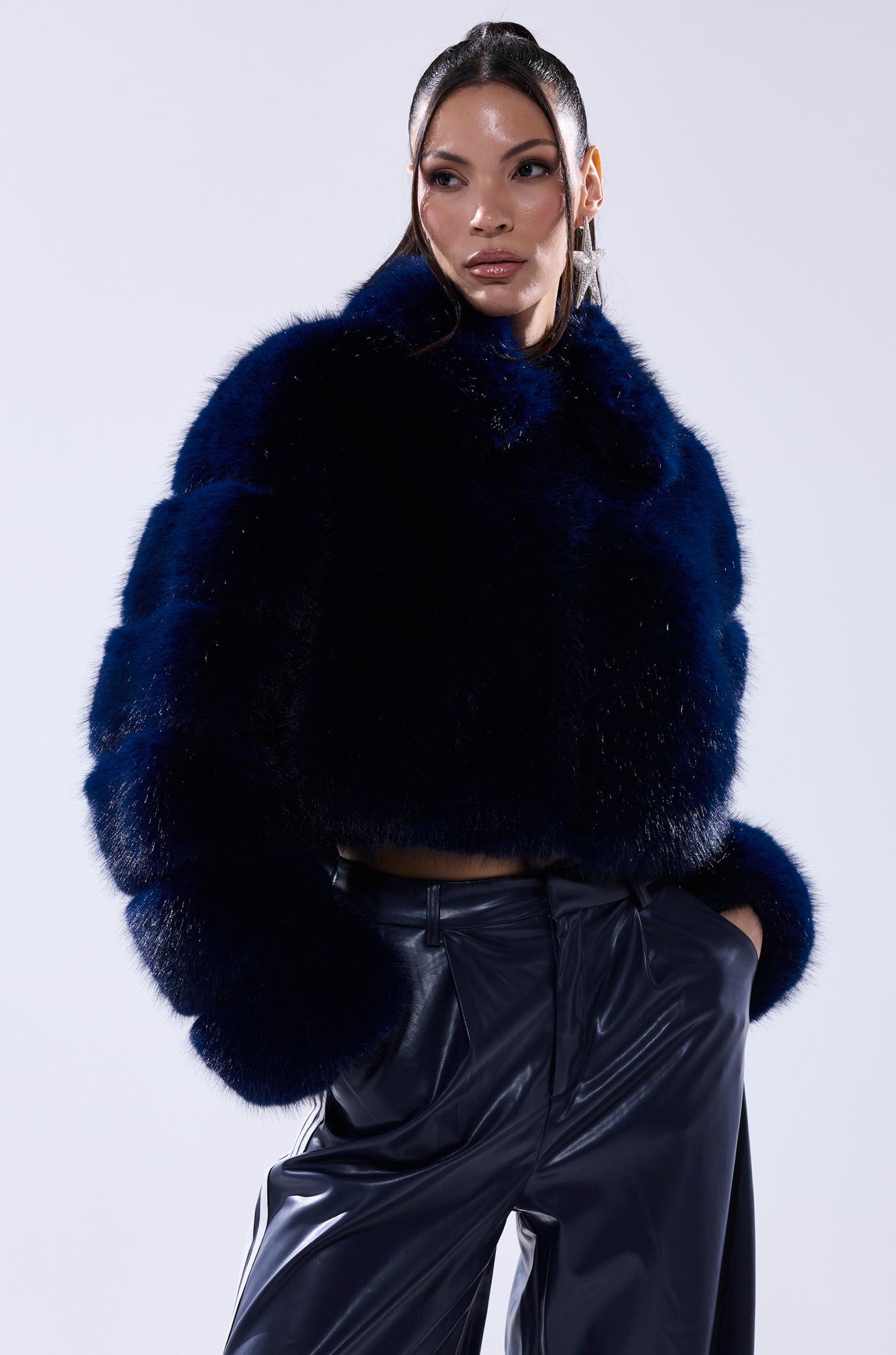 KEIKO FAUX FUR COAT