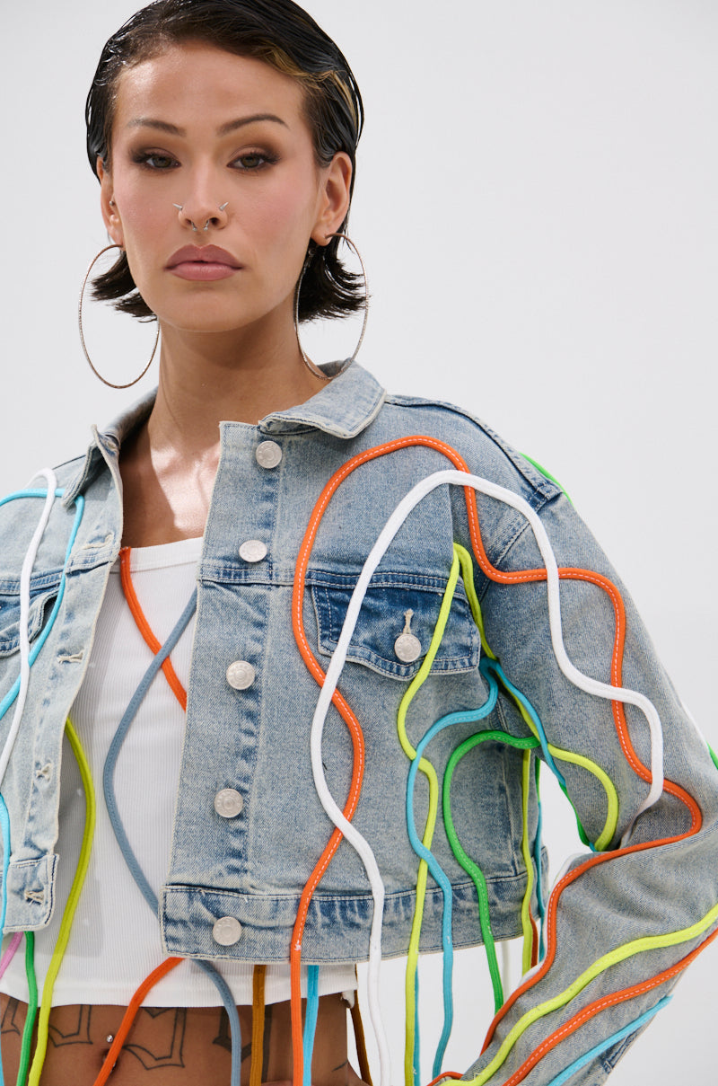 WALK IT TALK IT DENIM JACKET