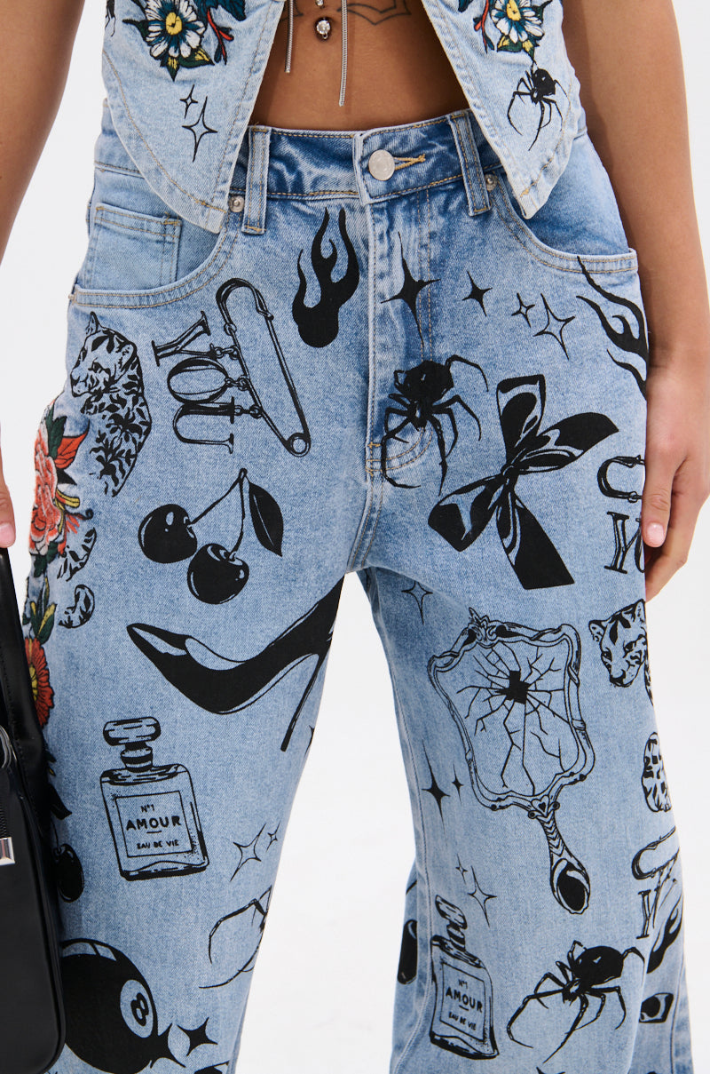 OUT OF MY LEAGUE RELAXED DENIM