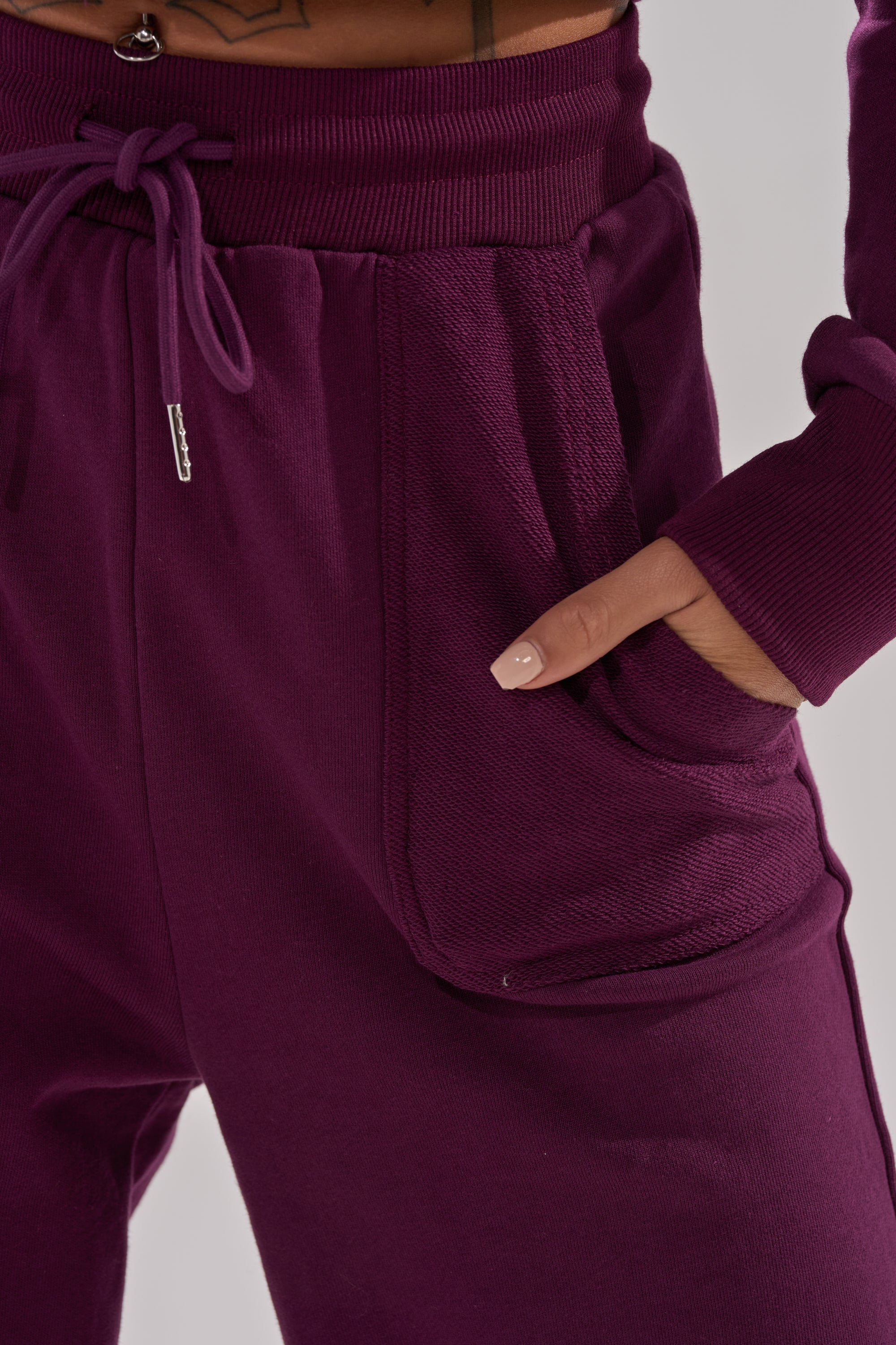 SHE'S GONE, YOU'RE FINE WIDE LEG JOGGER