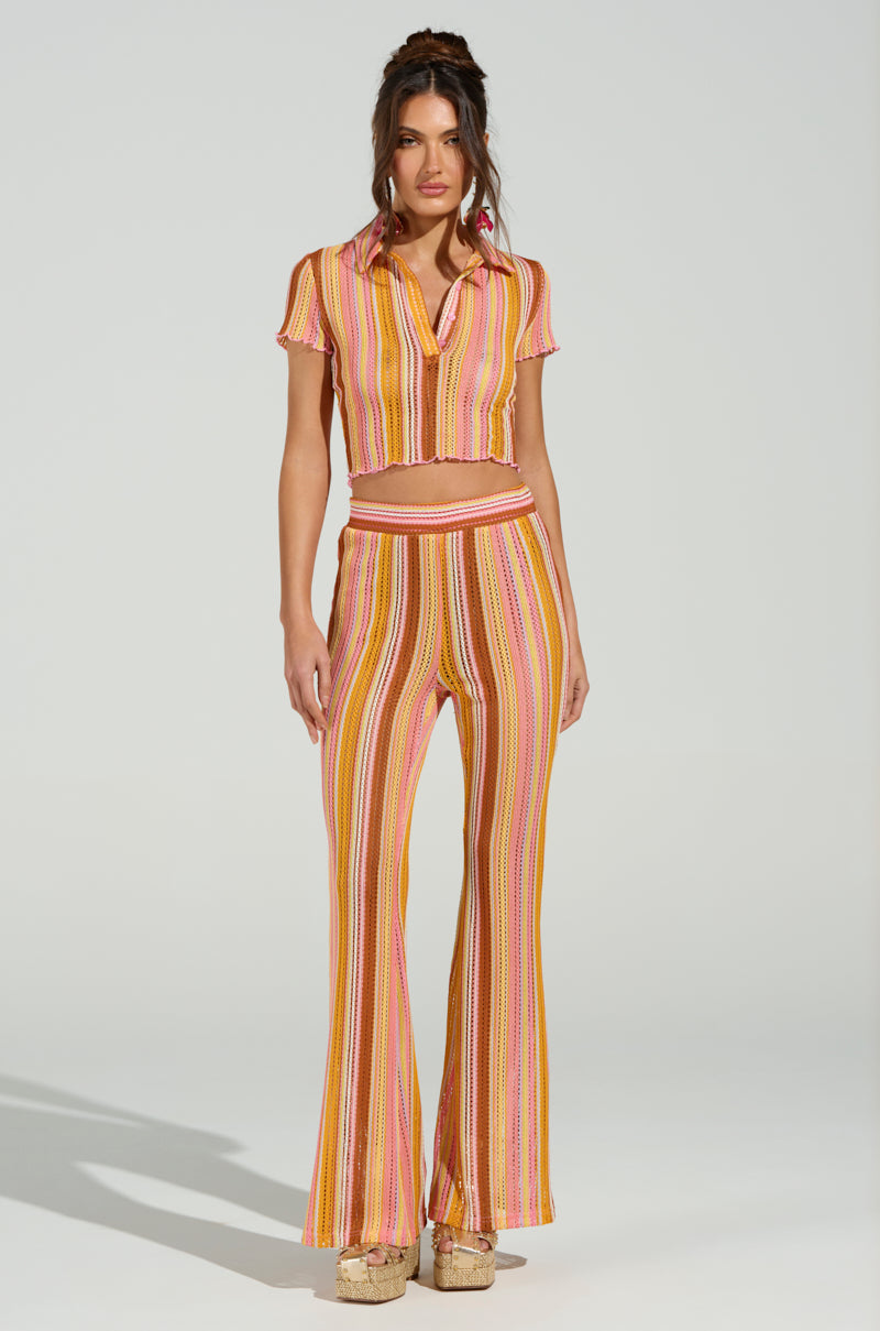 PALOMA KNIT COLLARED TOP