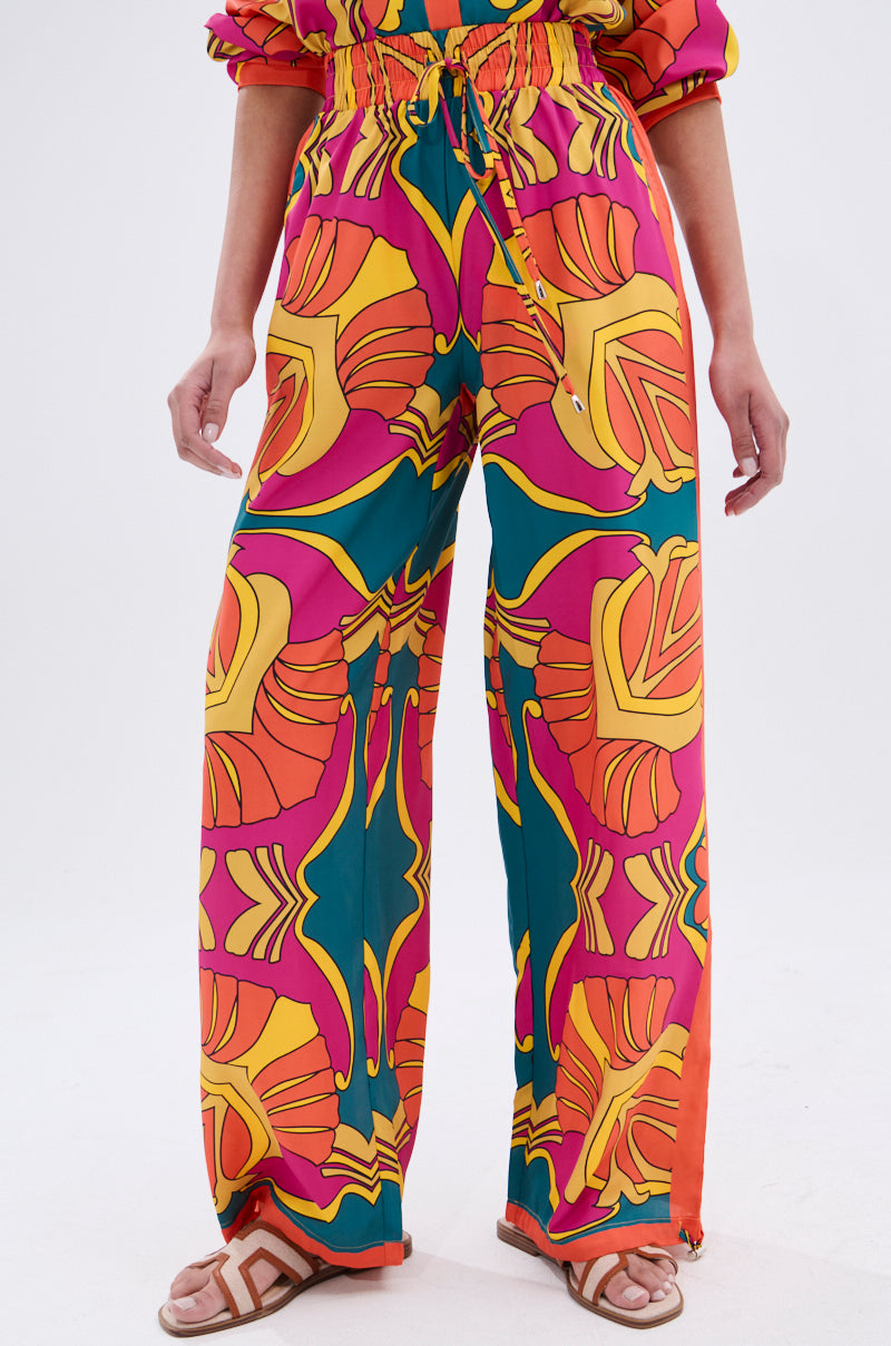 TROPICAL DREAMS WIDE LEG PANT