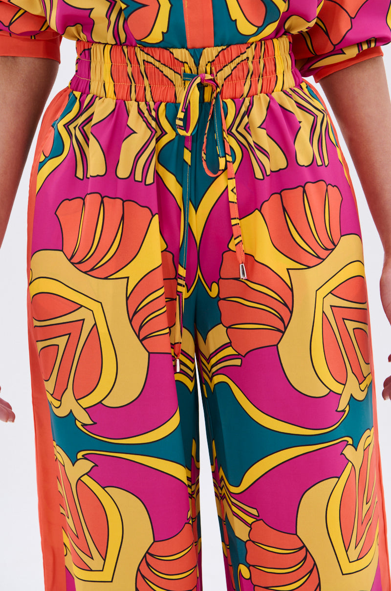 TROPICAL DREAMS WIDE LEG PANT
