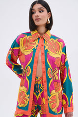 TROPICAL DREAMS BUTTON UP SHIRT