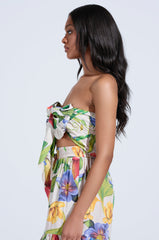 INTO THE GARDEN FLORAL BLOUSE