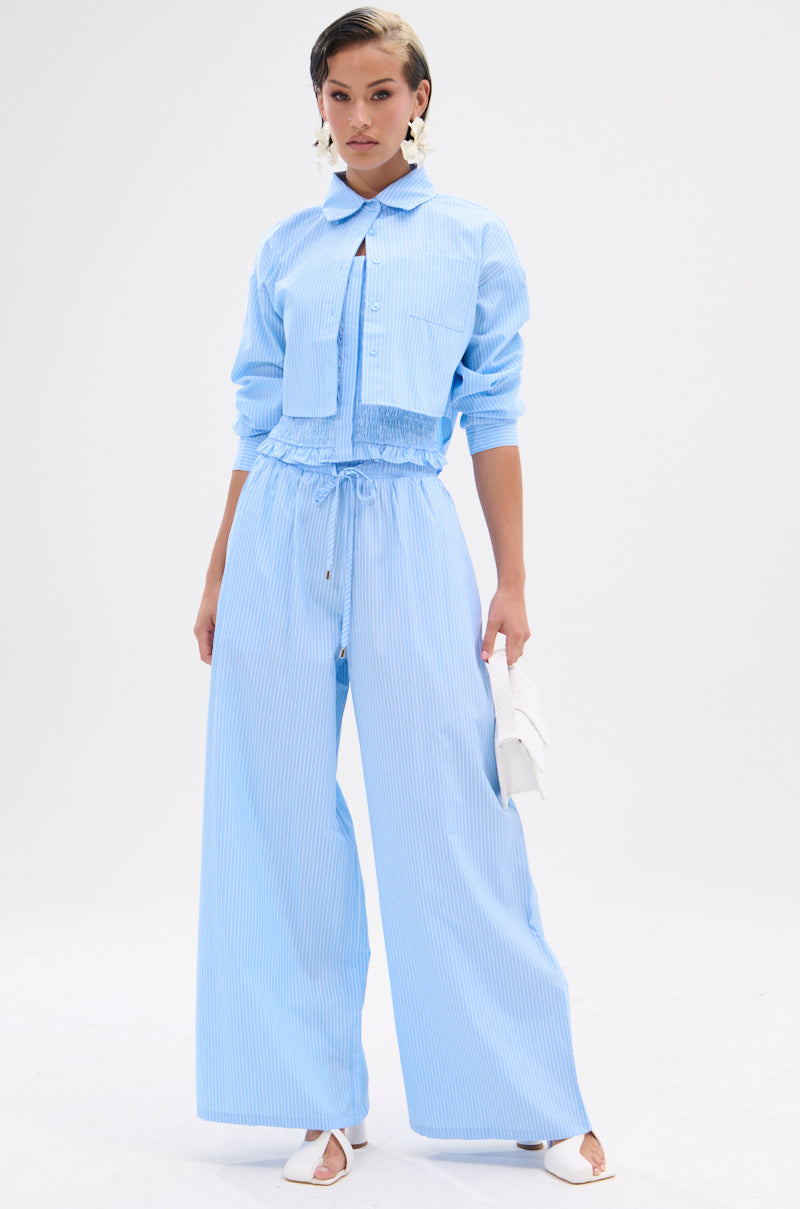 ASHLEY BUTTON DOWN TOP