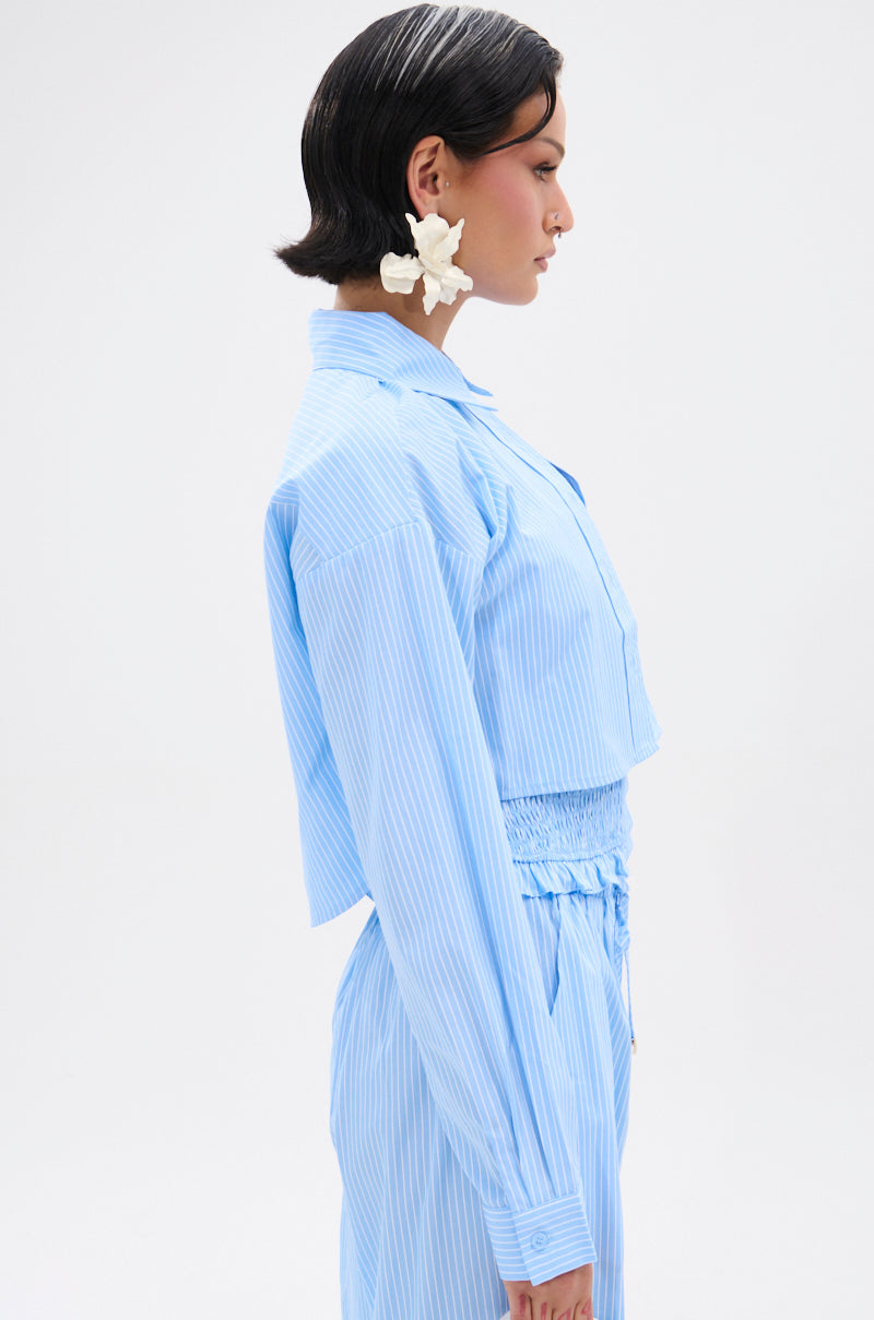 ASHLEY BUTTON DOWN TOP