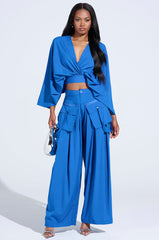 TALK ABOUT ME BLUE TROUSER