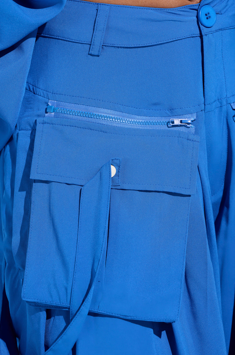 TALK ABOUT ME BLUE TROUSER