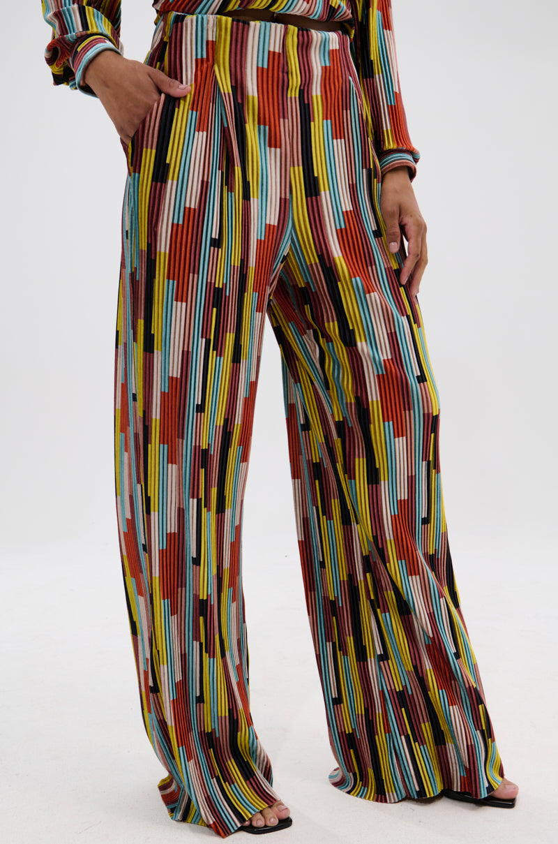 VIBES FEEL GOOD VELVET PALAZZO PANT