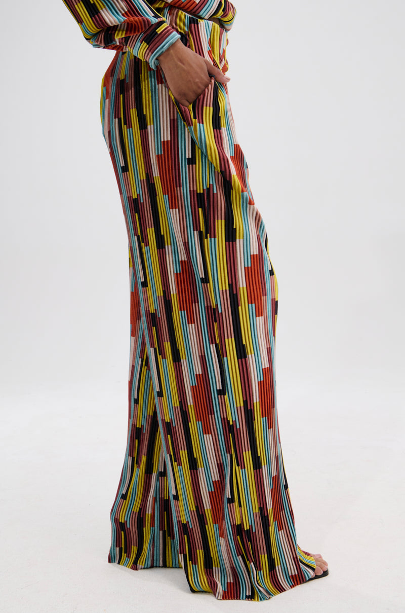 VIBES FEEL GOOD VELVET PALAZZO PANT