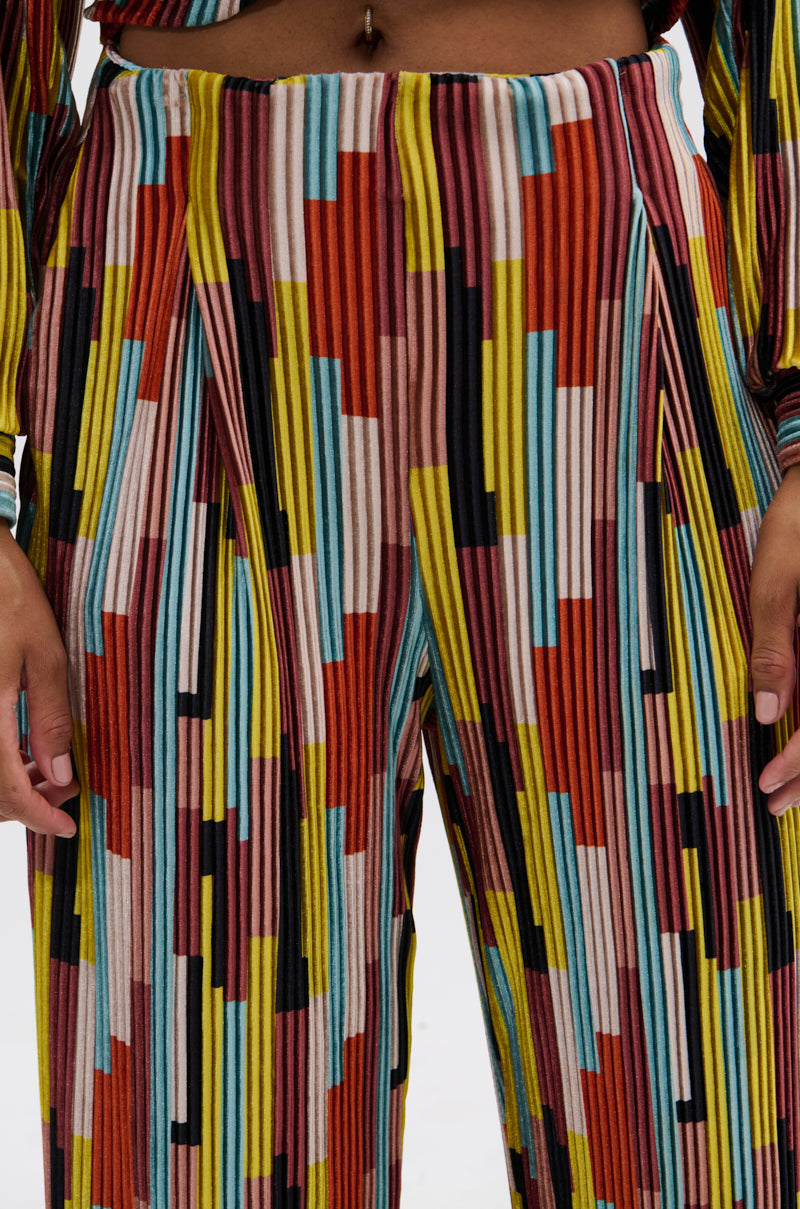 VIBES FEEL GOOD VELVET PALAZZO PANT