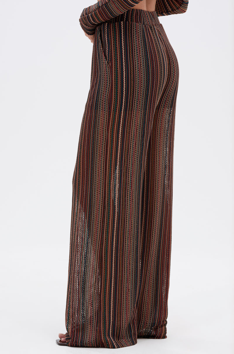CANDICE STRIPE WIDE LEG PANT