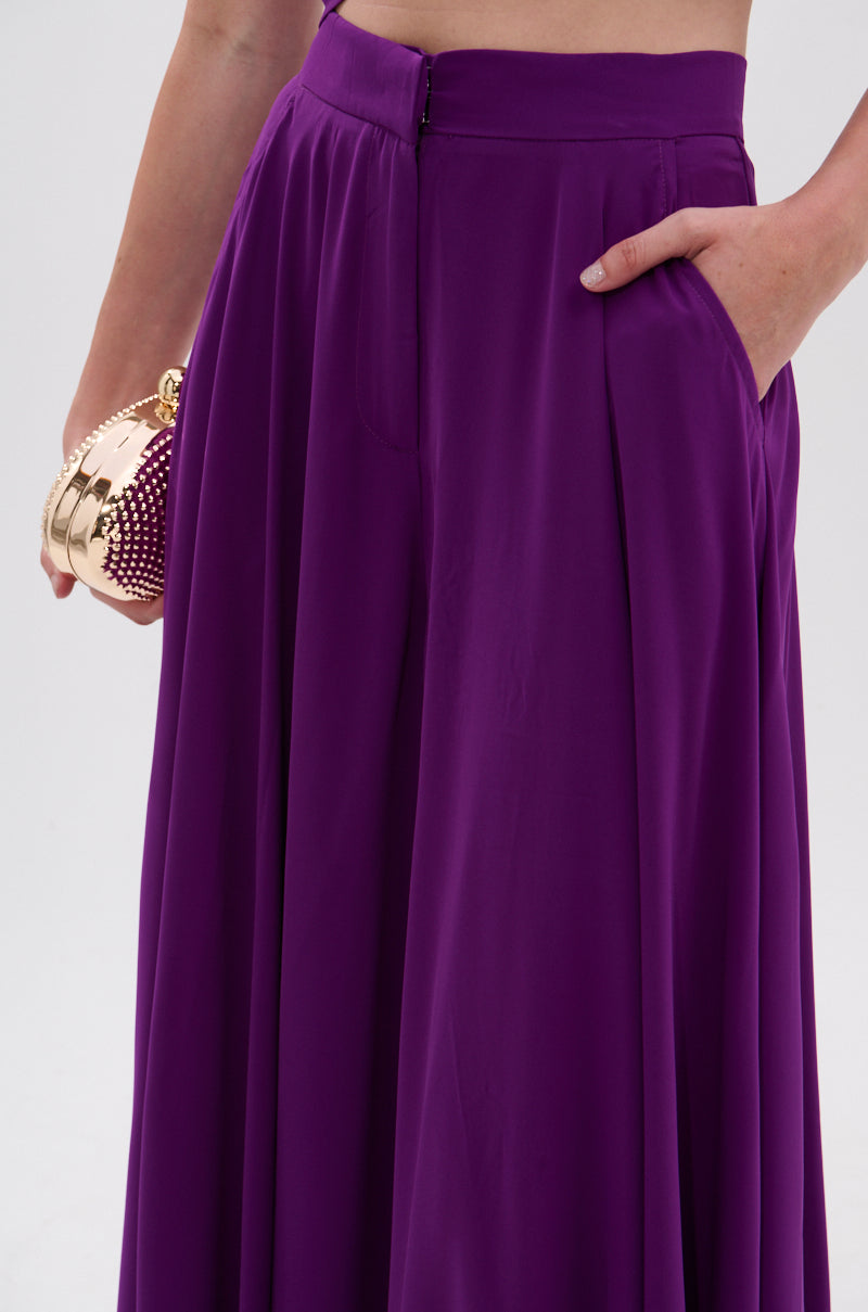 TRINA PLEATED PALAZZO PANT