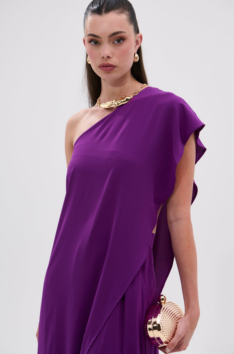 TRINA ELONGATED SINGLE SHOULDER TOP